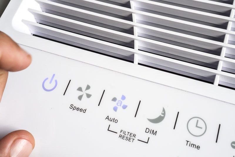 Dental Air Purifier Control Panel